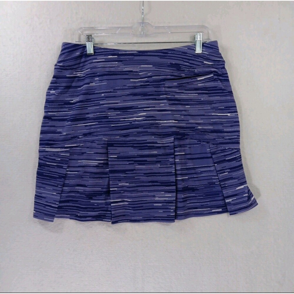 Unbranded Skort Women's Size XL Purple  White - Picture 2 of 6